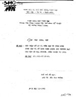 Thu thập xử lý và tổng hợp về tình hình cung cấp và sử dụng năng lượng phi thương mại cho một số địa phương