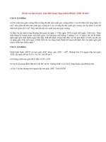 Đáp án đề thi vào lớp 10 môn Toán Phổ thông Năng Khiếu ĐHQG TPHCM 2015