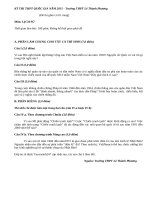 Đề thi thử THPT quốc gia môn Sử THPT Lê Thành Phương năm 2015