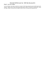 Đề thi thử THPTQG môn Văn - THPT Đức Hòa năm 2015