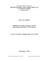 Nghiên cứu một số thuật toán xếp chồng bản đồ và ứng dụng