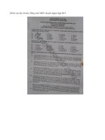 Đề thi vào lớp 10 môn Tiếng Anh THPT chuyên Ngoại Ngữ 2015