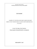 Nghiên cứu phương pháp điều khiển phối hợp nhiều lô sấy nhằm nâng cao mức độ ổn định độ ẩm của giấy