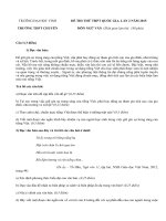 Đề thi thử THPTQG môn Văn lần 2 Đại học Vinh năm 2015