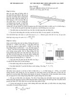 đề thi khảo sát chọn học sinh giỏi quốc gia thpt môn vật lí năm 2016