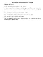 Đề thi thử THPT Quốc gia môn Văn 2015 Sở Hậu Giang