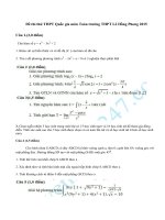 Đề thi thử THPT Quốc gia môn Toán THPT Lê Hồng Phong 2015