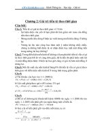 bài tập môn tài chính phát triển chương 2