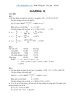 bài tập môn tài chính doanh nghiệp chương 12