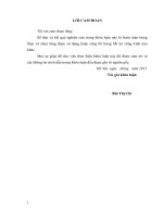 Tăng cường quản lý hoạt động thu mua mủ cao su tại nông trường vân du, huyện thạch thành, tỉnh thanh hóa 