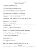 Đề thi giữa kì 1 lớp 9 môn Văn năm 2015