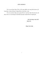 Phát triển chăn nuôi lợn thịt trên địa bàn xã điệp nông, huyện hưng hà, tỉnh thái bình 