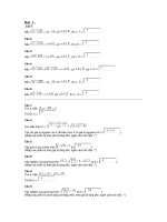 Đáp án Vòng 3 ViOlympic lớp 9 năm 2015 2016