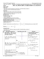 BỘ GIÁO ÁN TOÁN GIẢI TÍCH 12 CƠ BẢN