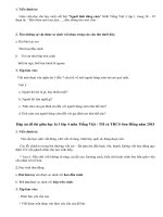 Đề thi giữa học kì 1 lớp 4 môn Tiếng Việt năm 2015