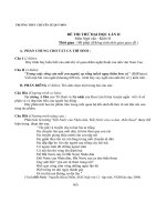 Tổng hợp đề thi thử đại học khối C, D môn văn năm 2013 (Phần 3)