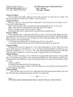 Đề thi thử học sinh giỏi lớp 9 môn hóa học năm 2012 đề số 48