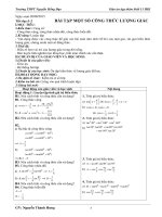 BỘ GIÁO ÁN PHÙ ĐẠO TOÁN 11 HỌC KÌ I NĂM 2015  2016