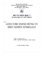LED Cube 8X8X8 sử dụng Atmega32