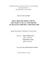 Thực hiện hệ thống nhúng thu thập và xử lý ảnh nội soi sử dụng kit FRIENDLY ARM MINI 2440