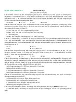 40 ĐỀ THI THỬ THPT QG 2016 SINH HỌC