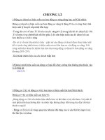 Bài tập lý thuyết: Động cơ và môi chất công tác