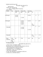 Đề thi lớp 9 học kì 2 môn sinh học năm 2012 đề số 27