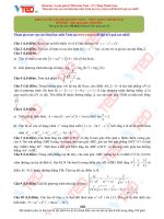 Khóa luyện giải đề năm 2016 môn toán thầy Đặng Thành Nam Đề số 9