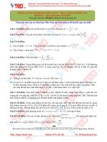 Khóa luyện giải đề năm 2016 môn toán thầy Đặng Thành Nam Đề số 1