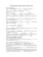 Đề thi Violympic Toán lớp 9 vòng 12 năm 2015  2016