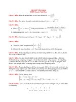 Đề thi thử lần II2016 Môn Toán trường THPT Chuyên Vĩnh Phúc năm học 2015  2016