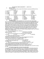 Đề thi thử học sinh giỏi lớp 9 môn tiếng anh năm 2012 đề số 17