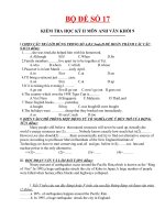 Đề thi thử học sinh giỏi lớp 9 môn tiếng anh năm 2012 đề số 11