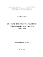 Quá trình hình thành và phát triển của Đài Truyền hình Việt Nam (1970-2010)