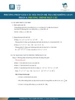 Phương trình mặt cầu