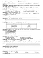 Đề thi lớp 6 học kì 2 môn địa lý năm 2012 đề số 7