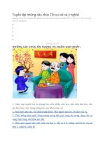 Tuyển tập những câu chúc tết vui vẻ và ý nghĩa 