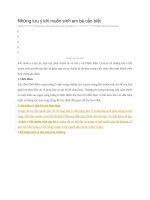 Những lưu ý khi muốn sinh em bé cần biết 