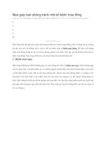 Mẹo giúp bạn phòng tránh một số bệnh mùa đông 