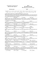 Đề thi thử đại học khối A , B môn hóa học năm 2013 đề số 57