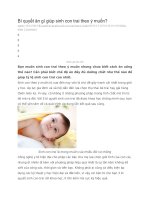 Bí quyết ăn gì giúp sinh con trai theo ý muốn 