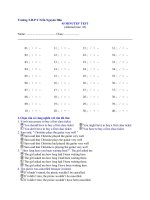 Đề thi lớp 12 học kì 1 môn tiếng anh năm 2012 đề số 57