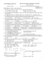 Đề thi thử đại học khối A , B môn hóa học năm 2013 đề số 78