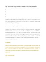 Nguyên nhân gây mất kinh mà ai cũng cần phải biế1 