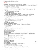 Đề thi lớp 6 học kì 1 môn ngữ văn năm 2012 đề số 15