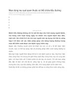 Mẹo dùng rau quả quen thuộc có thể chữa tiểu đường 