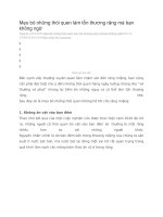 Mẹo bỏ những thói quen làm tổn thương răng mà bạn không ngờ 