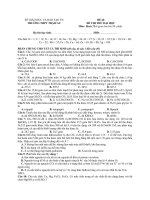 Đề thi thử đại học khối A , B môn hóa học năm 2013 đề số 61