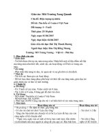 Môi trường xung quanh tìm hiểu bốn mùa