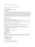 ĐỀ CƯƠNG CHI TIẾT MÔN LUẬT DÂN SỰ